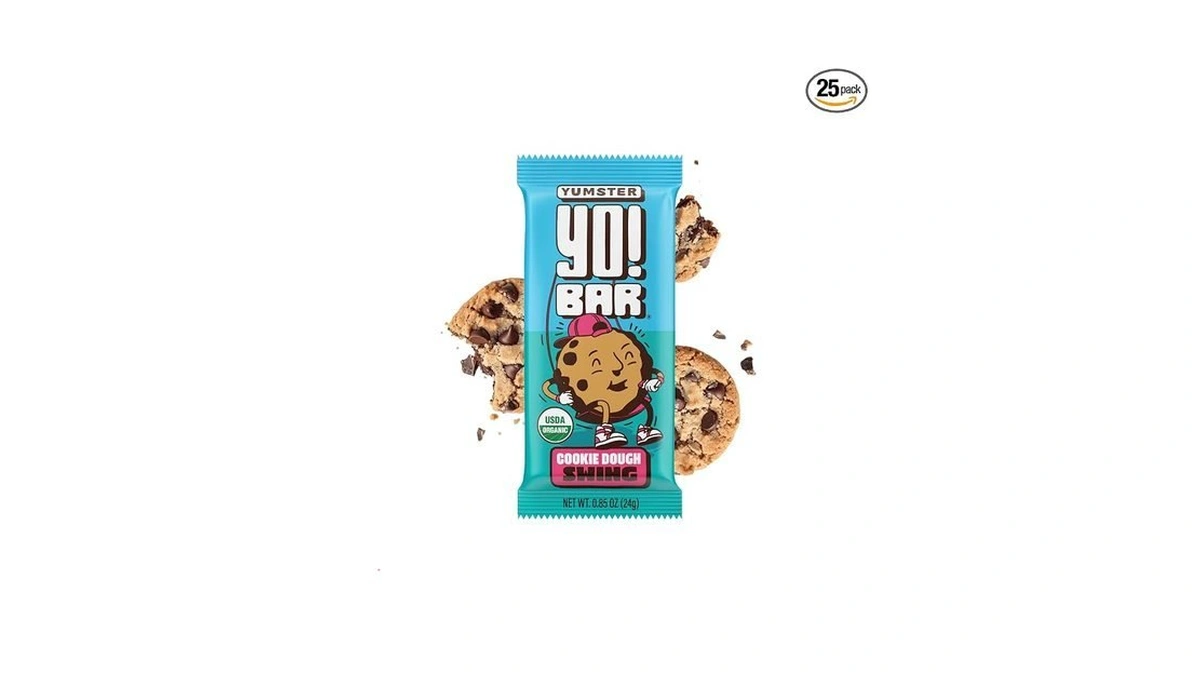 Yo! Bar By Bearded Brothers Vegan Organic Kids Bar, Cookie