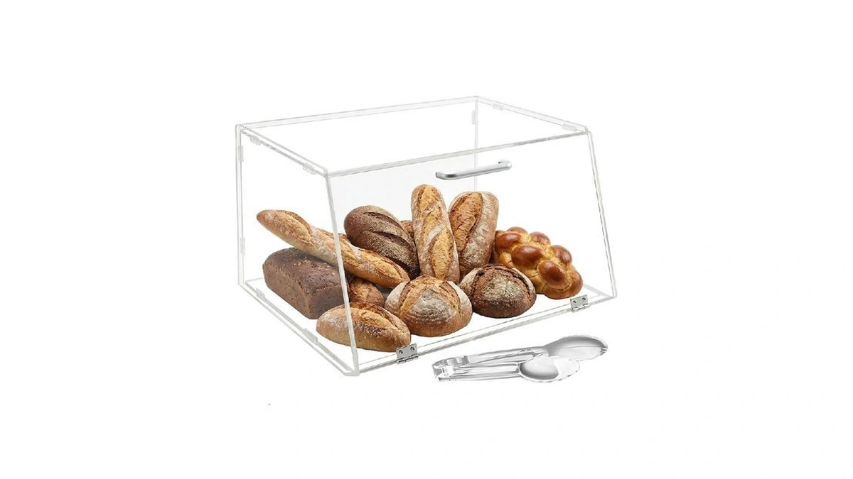 Cityjoy Stackable Bakery Display Case Acrylic Pastry Counter Top Display