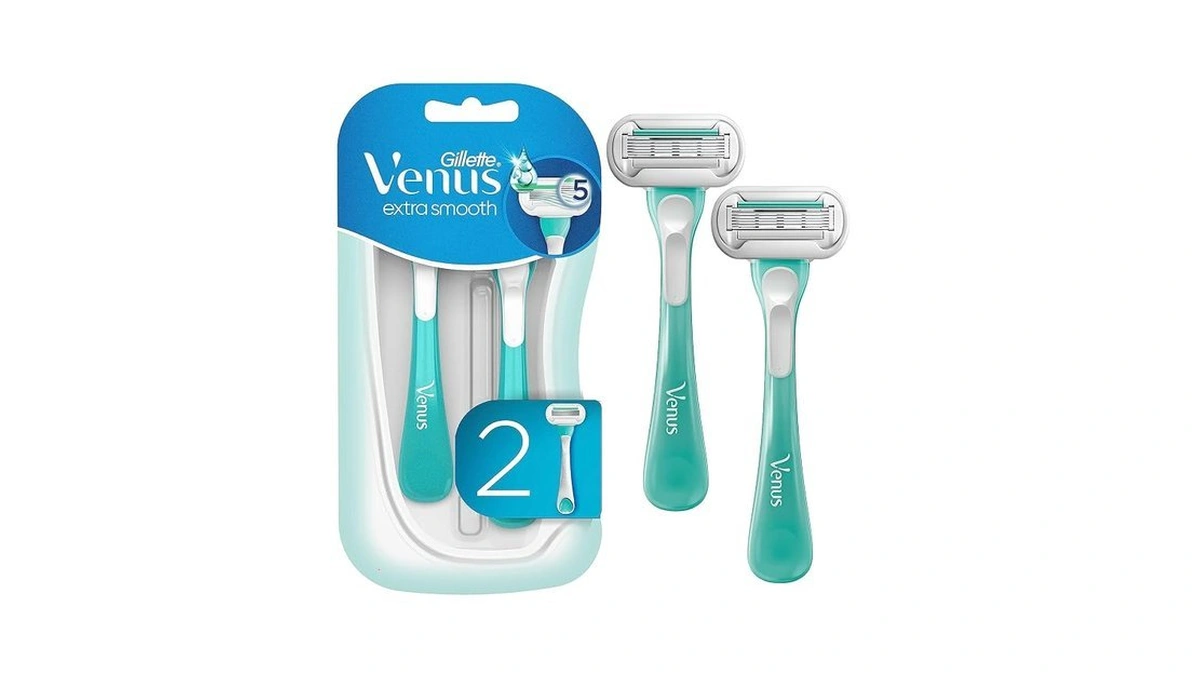 Gillette Venus Extra Smooth Sensitive Disposable Razors For Women With
