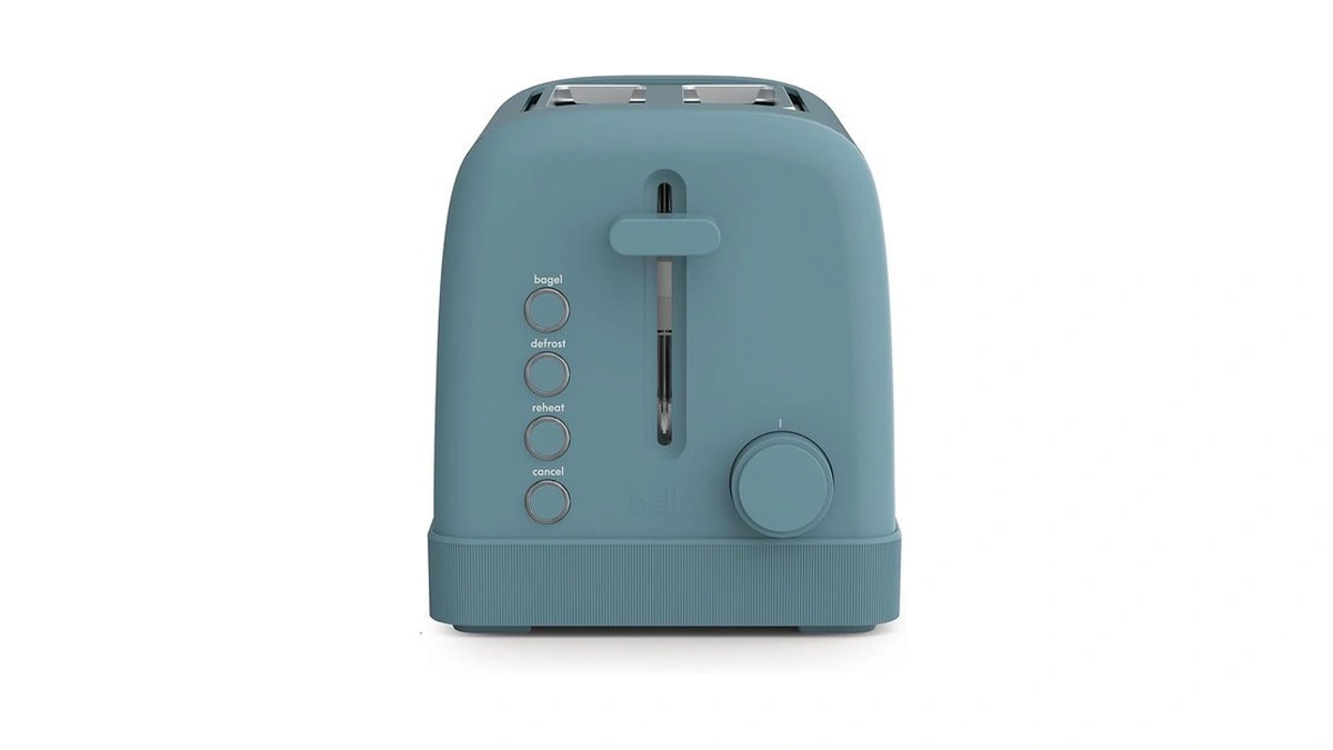 Bella 2 Slice Toaster, 6 Setting Shade Control W Reheat,