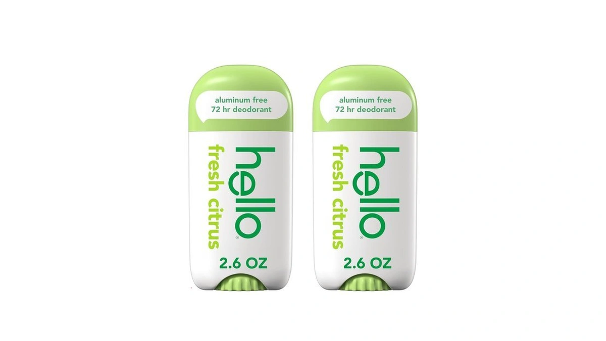 Hello Fresh Citrus Aluminum Free Deodorant For Women And Men,