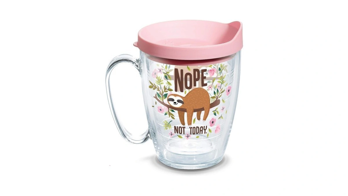 Tervis Sloth Nope Not Today Made In Usa Double Walled
