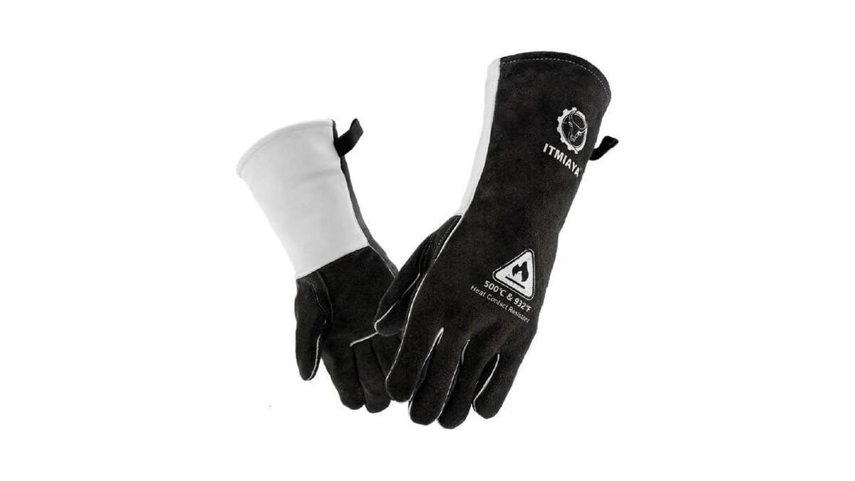 Itmiaya® Premium Welding Gloves 16 Inch 932℉ Xl Heat Resistant