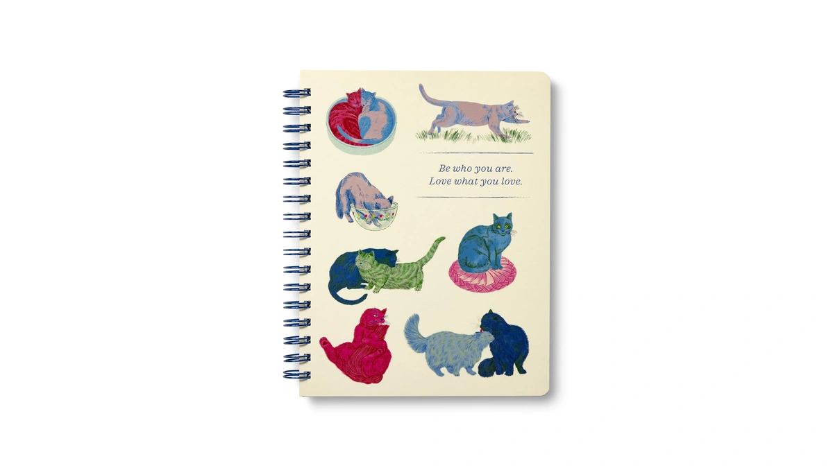 Compendium Spiral Notebook β Be Who You Are. Love What