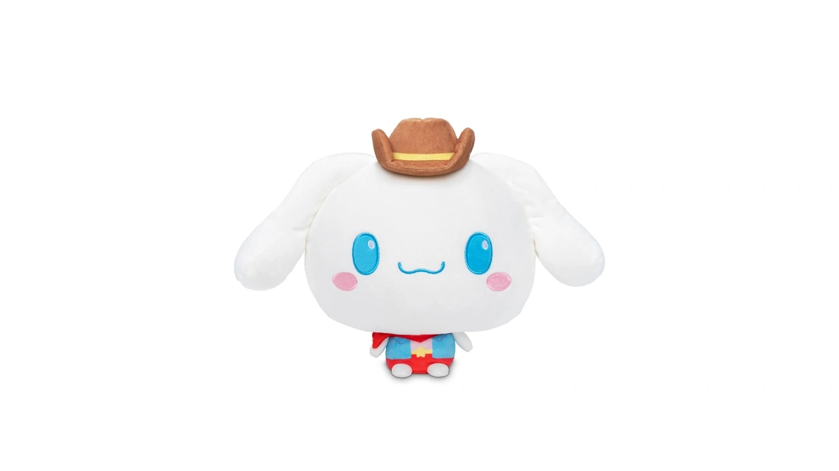 Teeturtle Cloudheads Cowboy Cinnamoroll Plush - 8-inch Amazon Exclusive Official