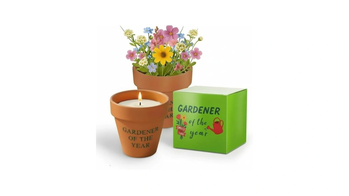 Qualirey Scented Candle Gift For Women Mom, 6oz Soy Wax