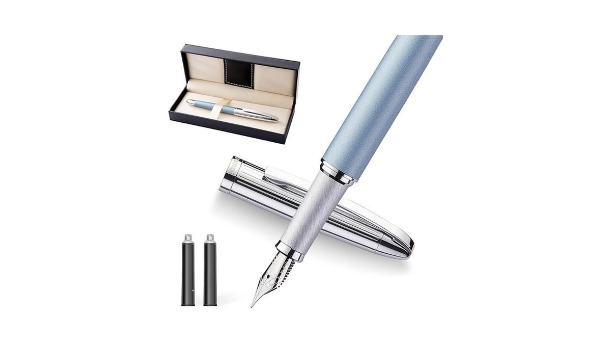 Tramol Fountain Pen Gift Set, (0.5mm) Fine Nib Suitable For