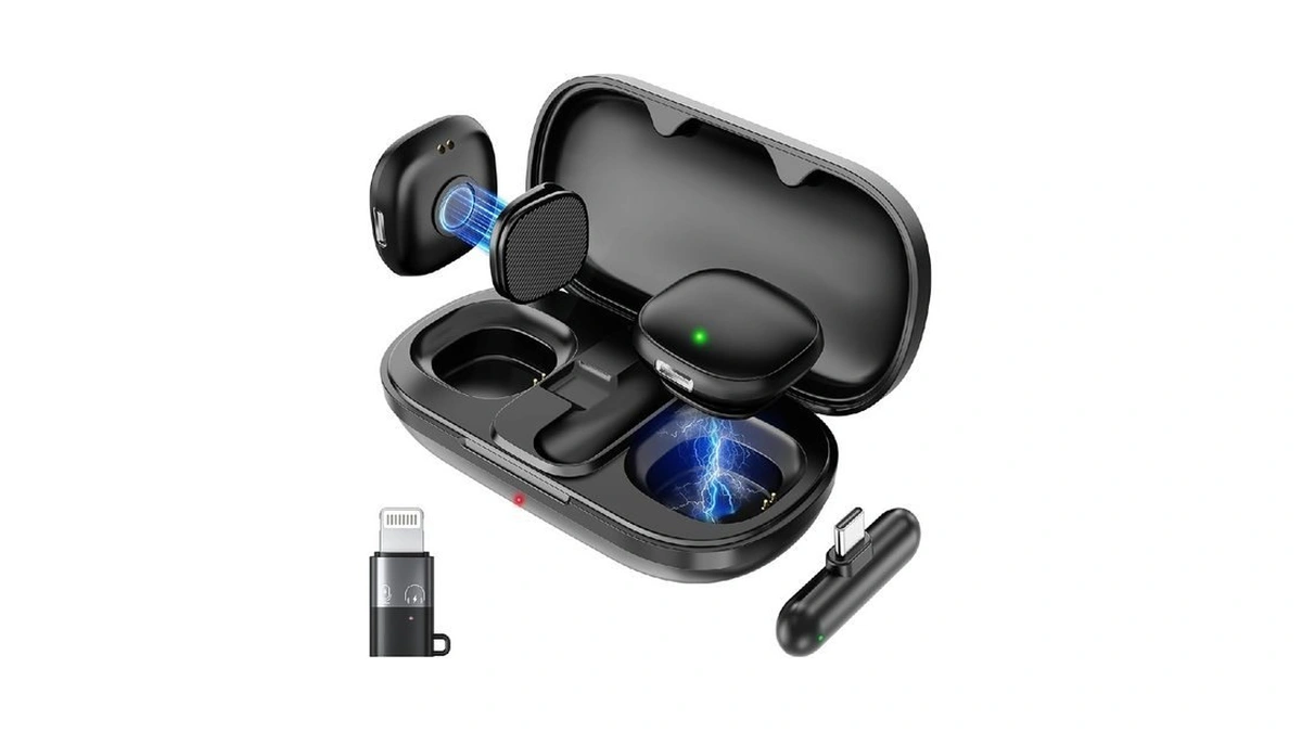 Jttso Magnetic Wireless Lavalier Microphone For Iphone 16 15 14