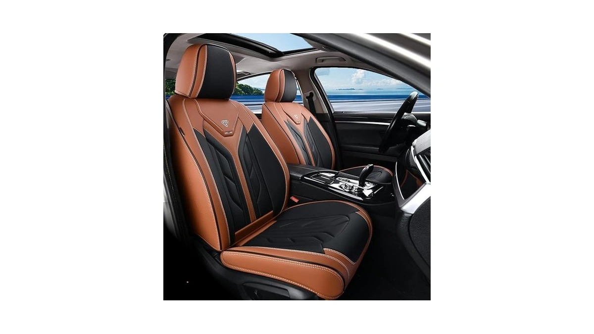 Coverado Front Seat Covers, Car Seat Covers Front Seats, Leather