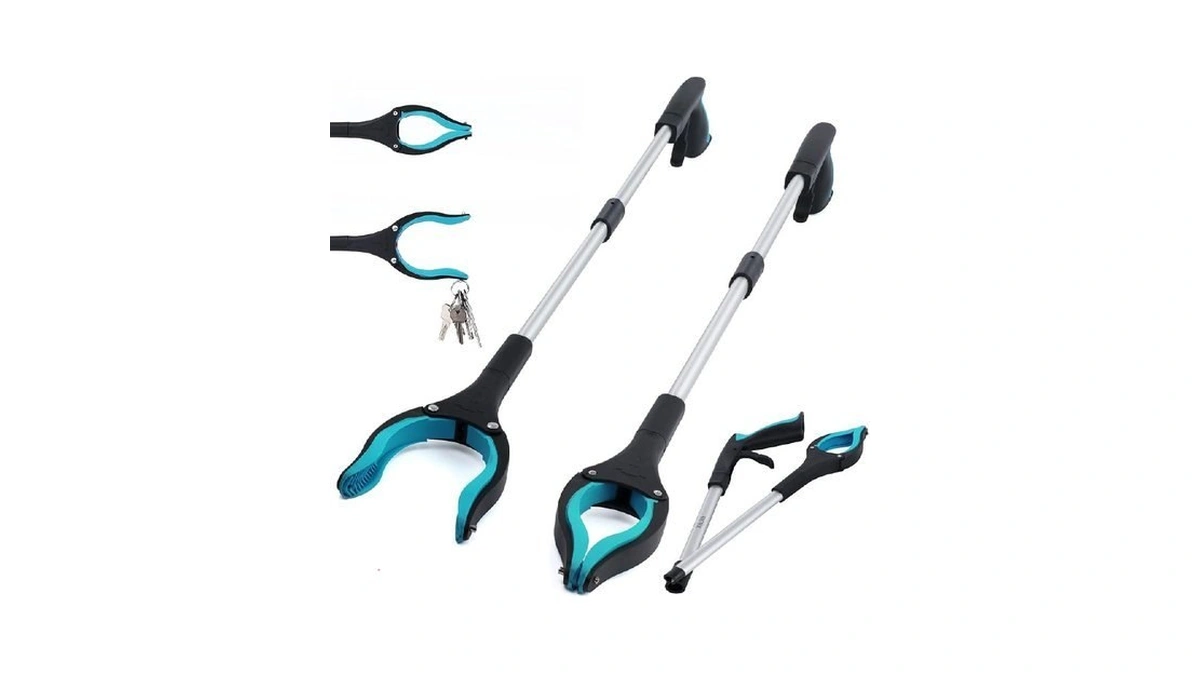 Grabber Reacher Tool 2-pack, 32" Folding Reacher Grabber Pickup Tool