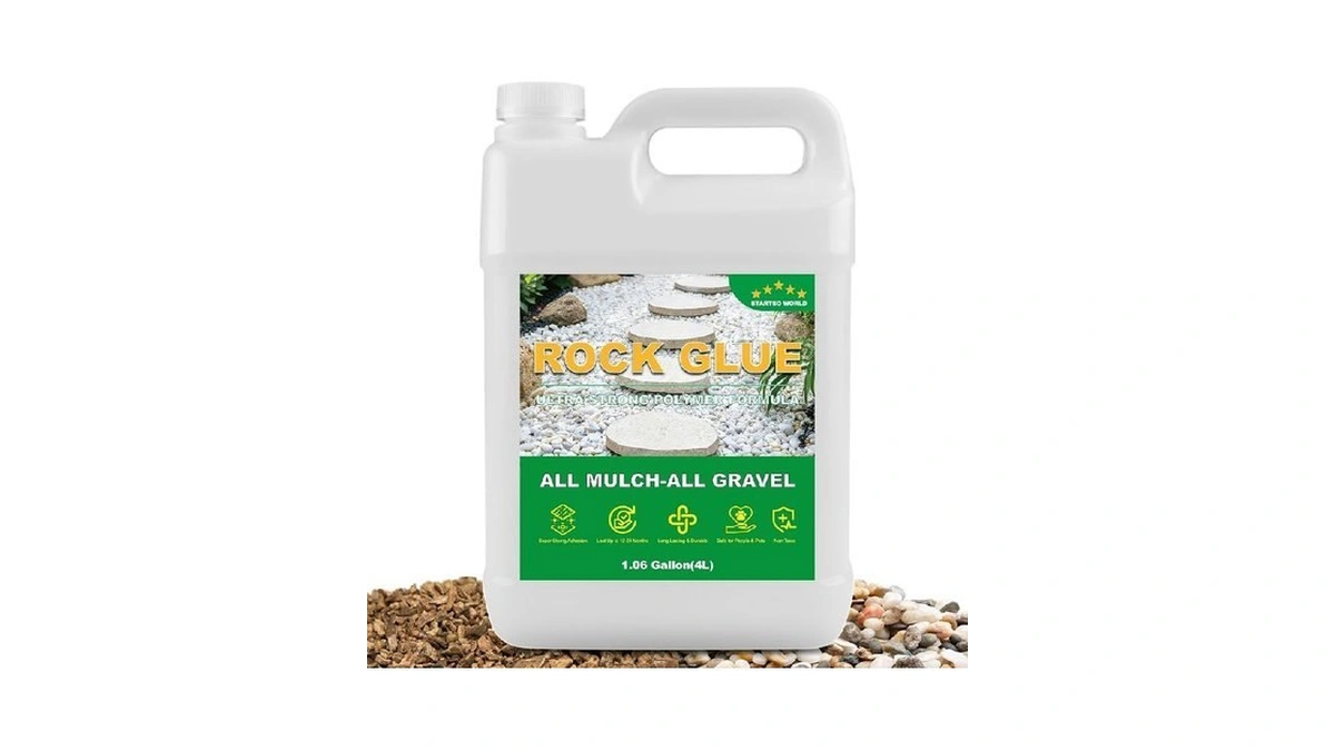 Rock Glue, Mulch Glue For Landscaping 1.06 Gallon – Concentrated