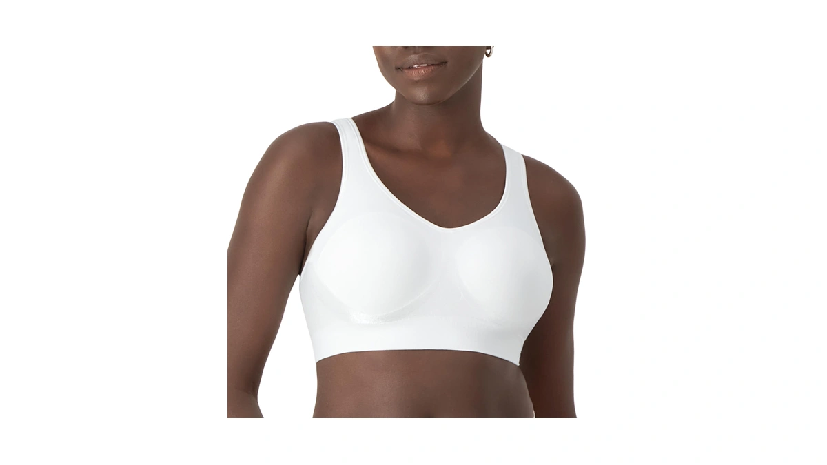 Bali Women's Comfort Revolution Shaping Wirefree Bra, White, X-large