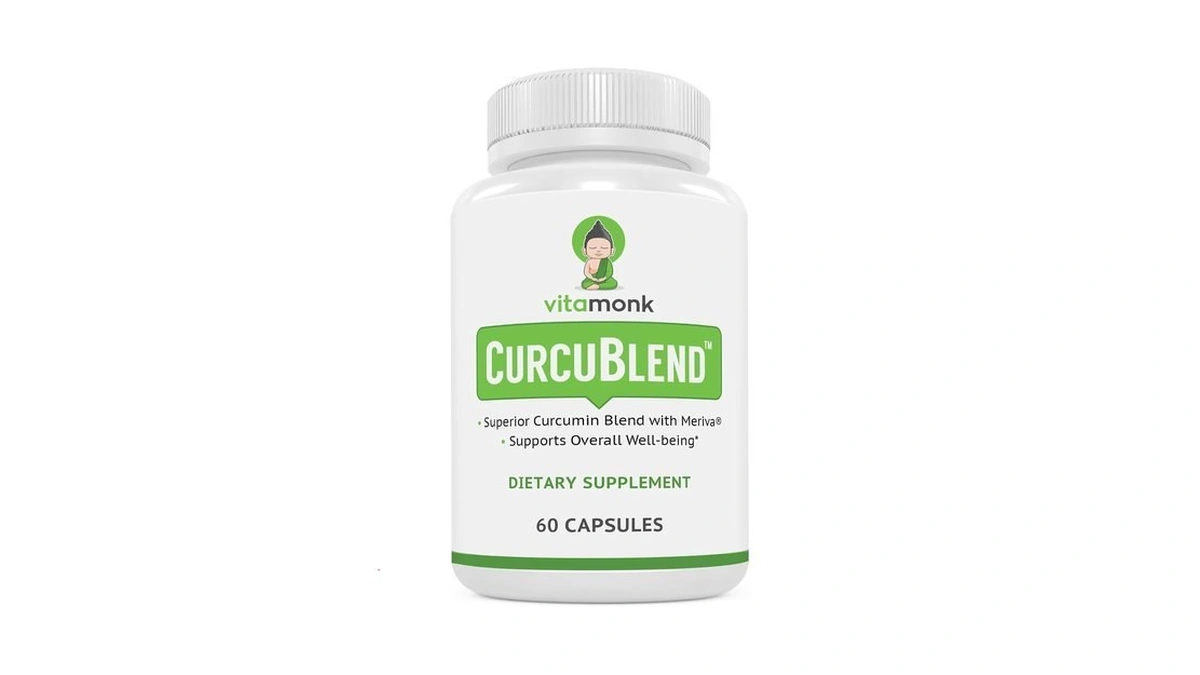 Vitamonk Turmeric And Ginger Complex With Meriva, Grape Seed, Boswellia