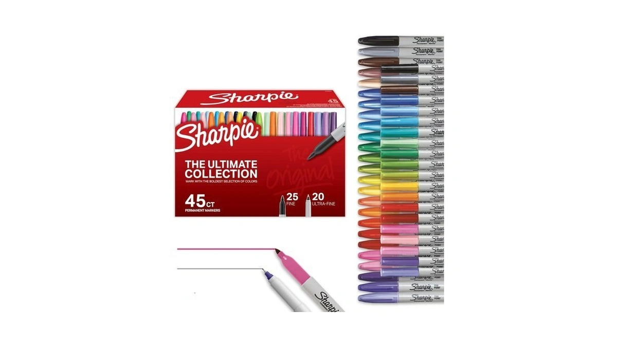 Sharpie Permanent Markers Ultimate Collection, Ultra Fine And Fine Tip,