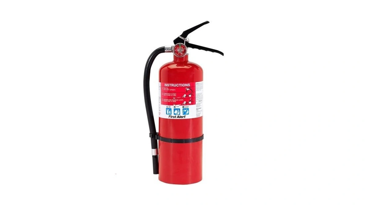First Alert Pro5 Rechargeable Heavy Duty Fire Extinguisher, Ul Rated