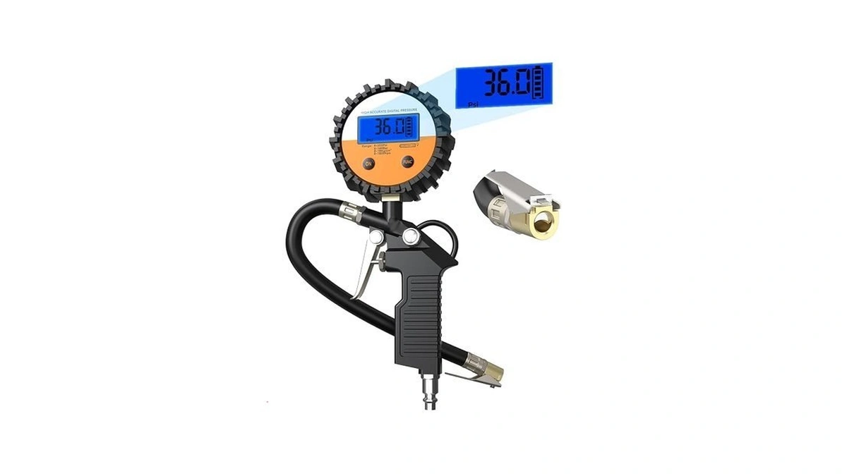 Yantu Digital Tire Pressure Gauge & Inflator - Heavy Duty