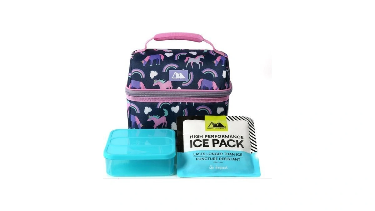 Arctic Zone Kids Lunch Box Combo With Gel Ice Pack