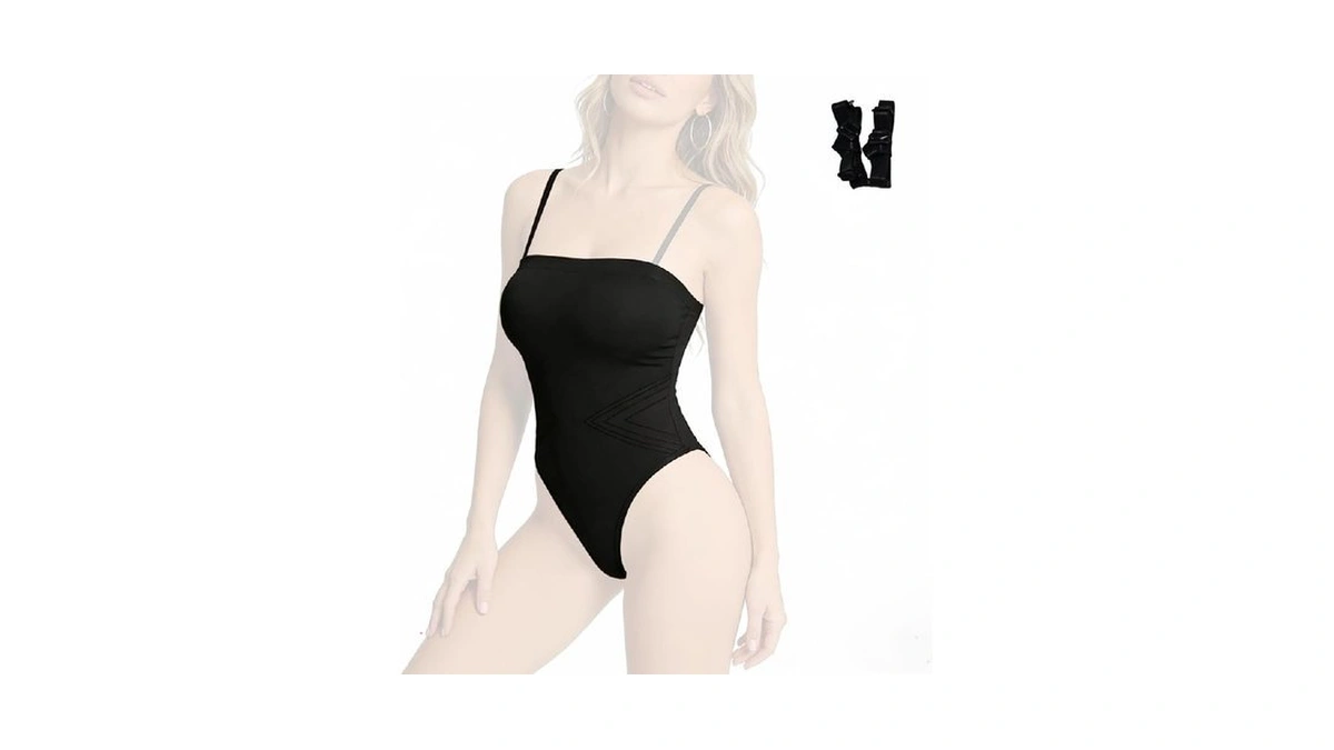 Jvxavpe Seamless Shapewear Bodysuit For Women Tummy Control, Adjustable Crotch