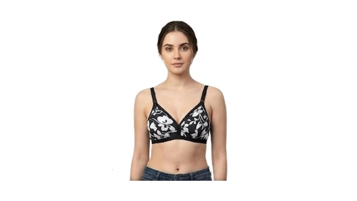 Womenβs Non Padded Everyday Bra Lightly Lined Soft Cup Adjustable