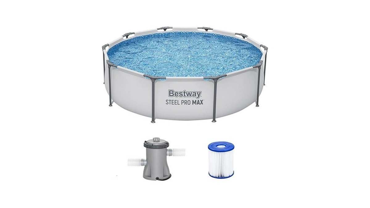 Bestway Steel Pro Max 10' X 30" Above Ground Pool,