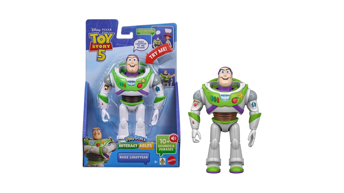 Mattel Disney And Pixar Toy Story 5 Interactables Figure, Buzz
