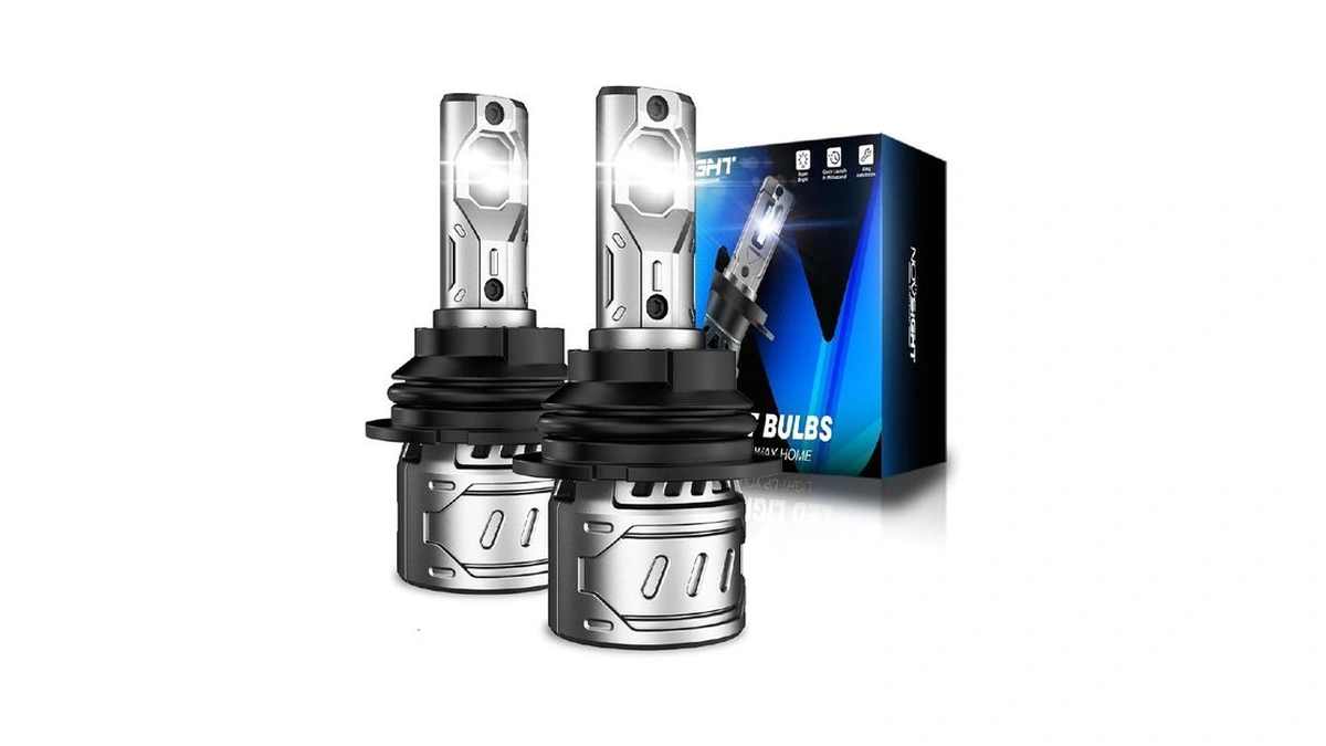 Novsight 9004/hb1 Led Bulbs, 6500k Cool White Car Light Bulbs,