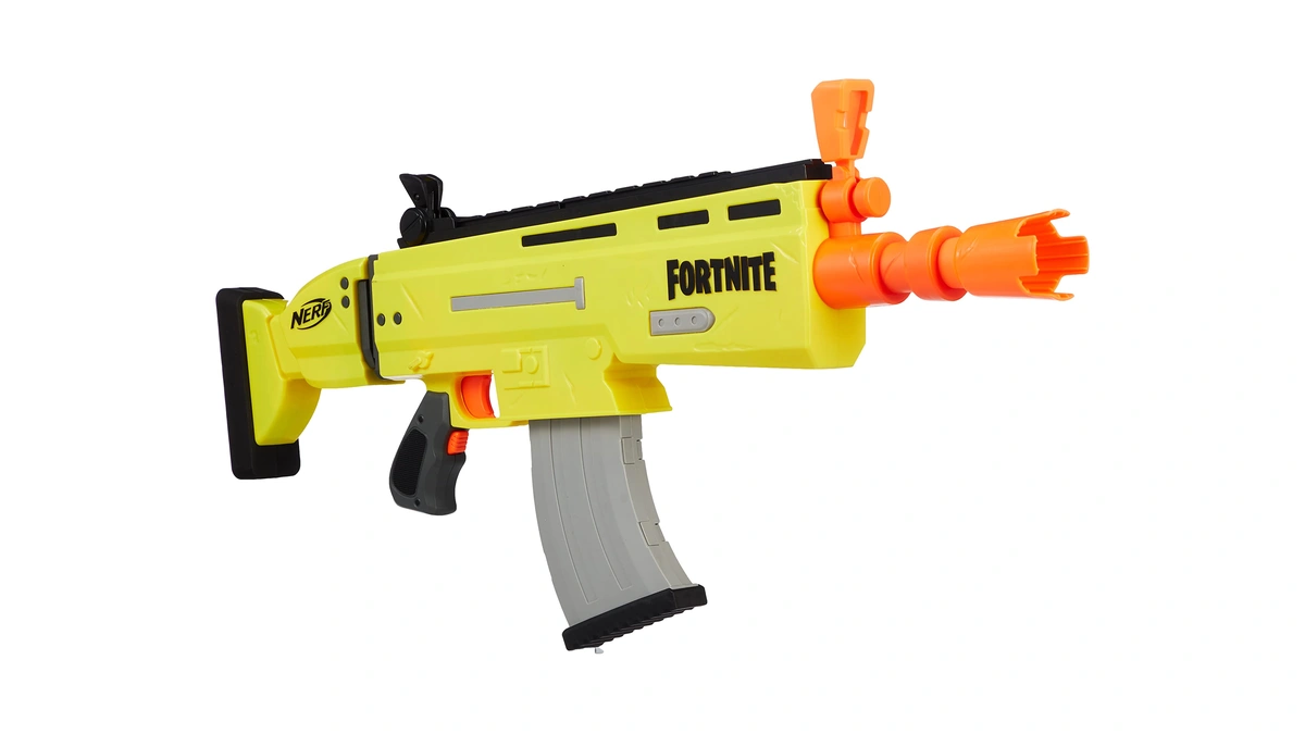 Fortnite Ar-l Nerf Elite Dart Blaster - Motorized Toy Blaster,