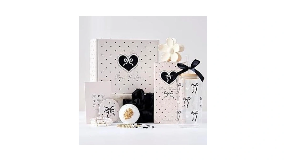 Birthday Gifts For Women Teen Girls, Coquette Black Bow Happy