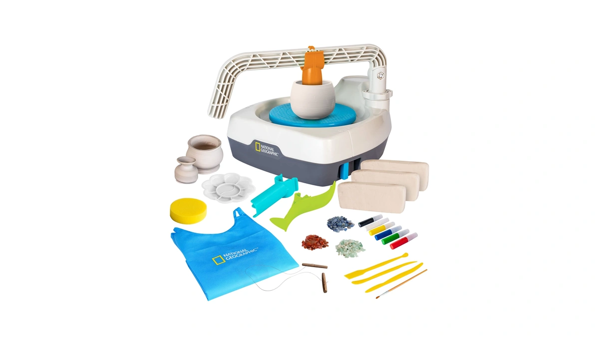 National Geographic Deluxe Pottery Wheel Kit β Complete Starter Pottery