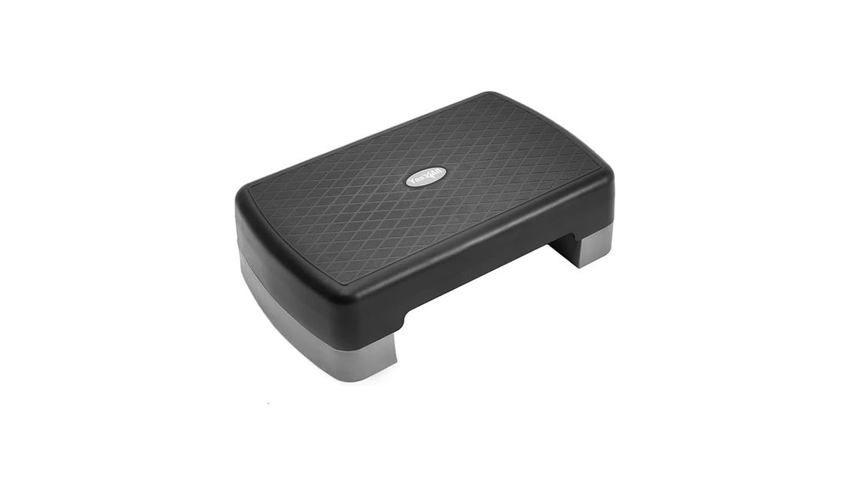 Yes4all Aerobic Exercise Step Platform With Adjustable Risers For Home