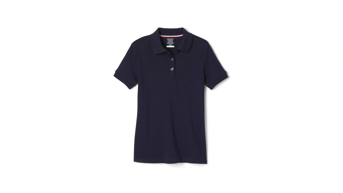 French Toast Girls Sa9423 School Uniform Polo Shirt, Navy, 14-16