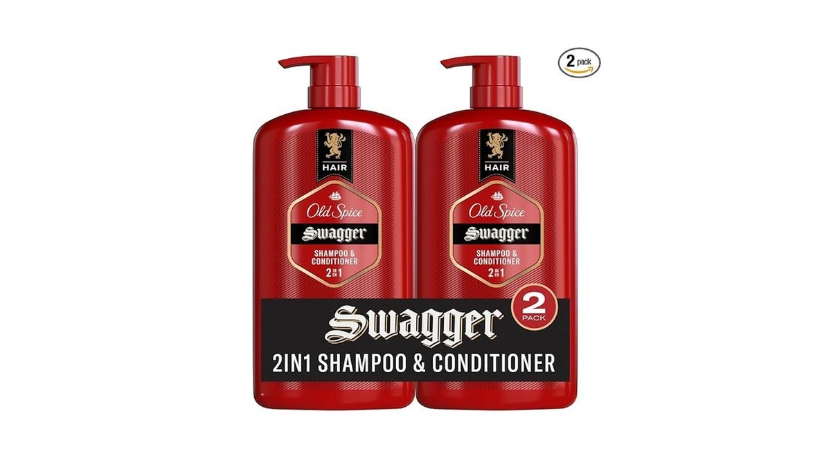 Old Spice Mens 2-in-1 Shampoo And Conditioner Set, Swagger, Cedarwood