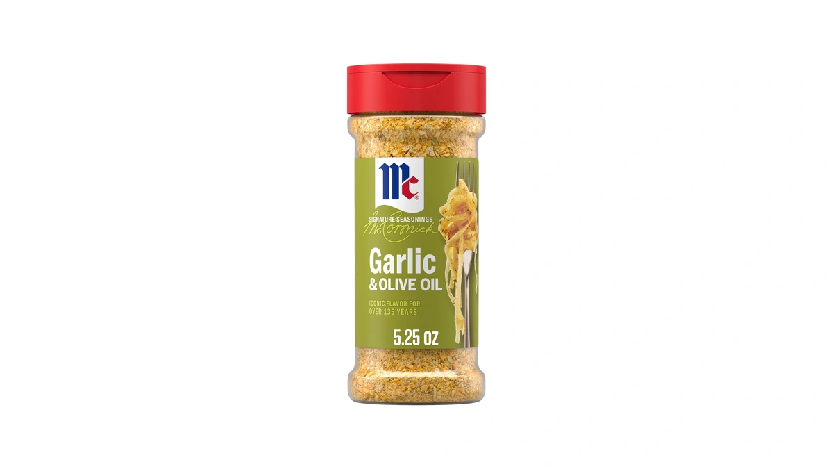 Mccormick Seasoning, Garlic & Olive Oil, Signature Seasonings, Savory Blend