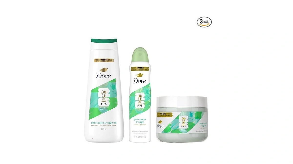 Dove Fifa World Cup 2026 Limited Edition Hydrating Regimen 3‑pack