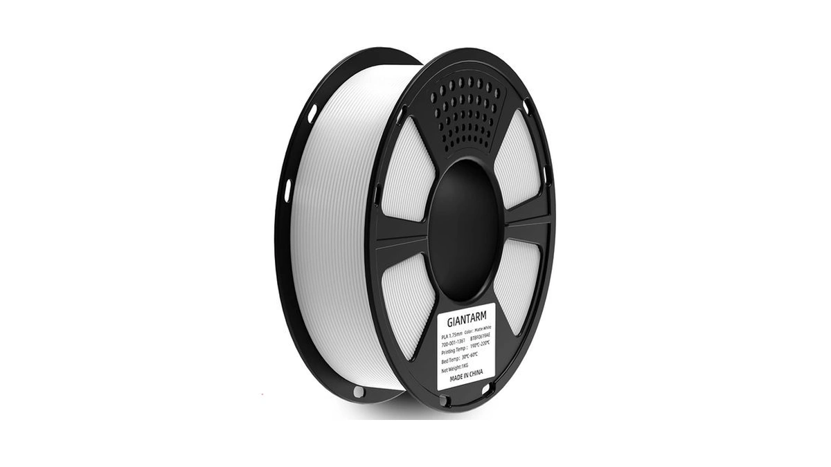Giantarm Pla Filament,matte White 3d Printer Filament 1.75mm, Matte Pla