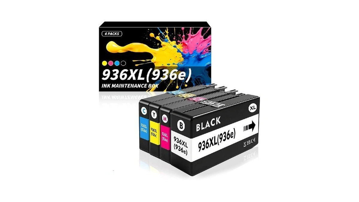 Vaptech 936xl 936 Ink Cartridges Combo Pack, 936 936e 936xl