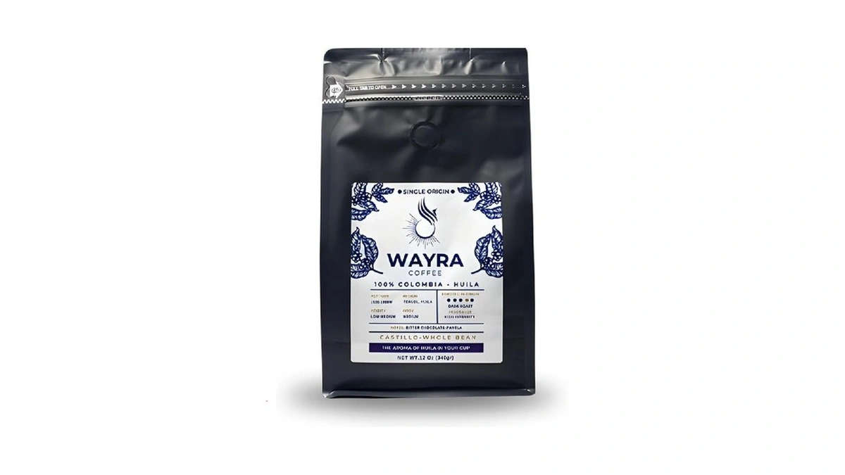 Wayra Coffee Castillo Medium Roast - 100% Arabica Colombian Whole