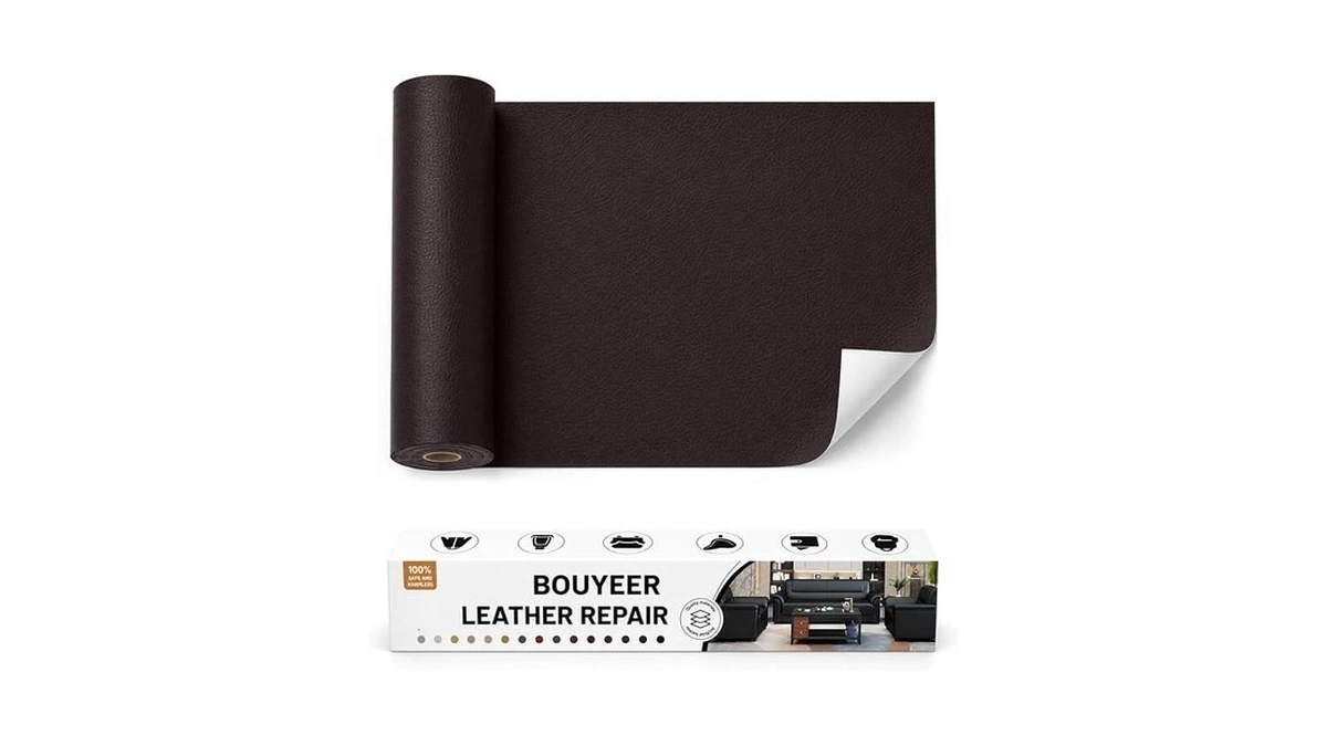 Bouyeer Leather Repair Patch Tape Kit,self Adhesive Leather Repair For