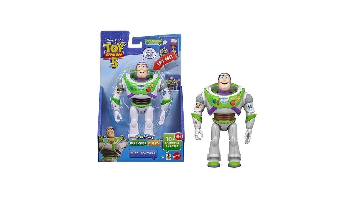 Mattel Disney And Pixar Toy Story 5 Interactables Figure, Buzz