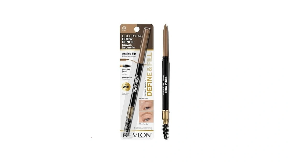 Revlon Colorstay Eyebrow Pencil With Spoolie Brush, Waterproof, Hair-like Strokes