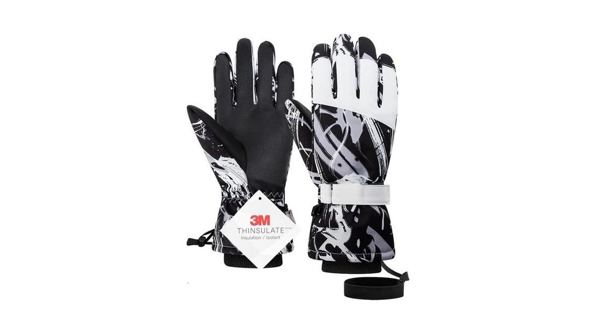2thestars Winter Ski Gloves Waterproof Windproof Snow Gloves Thermal Insulated