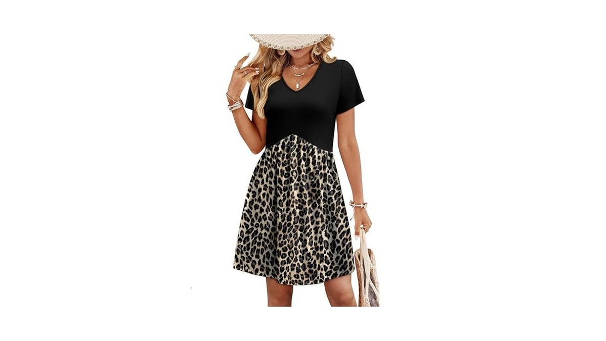 Wiholl Spring Dresses For Women 2026 Casual Summer Dress V