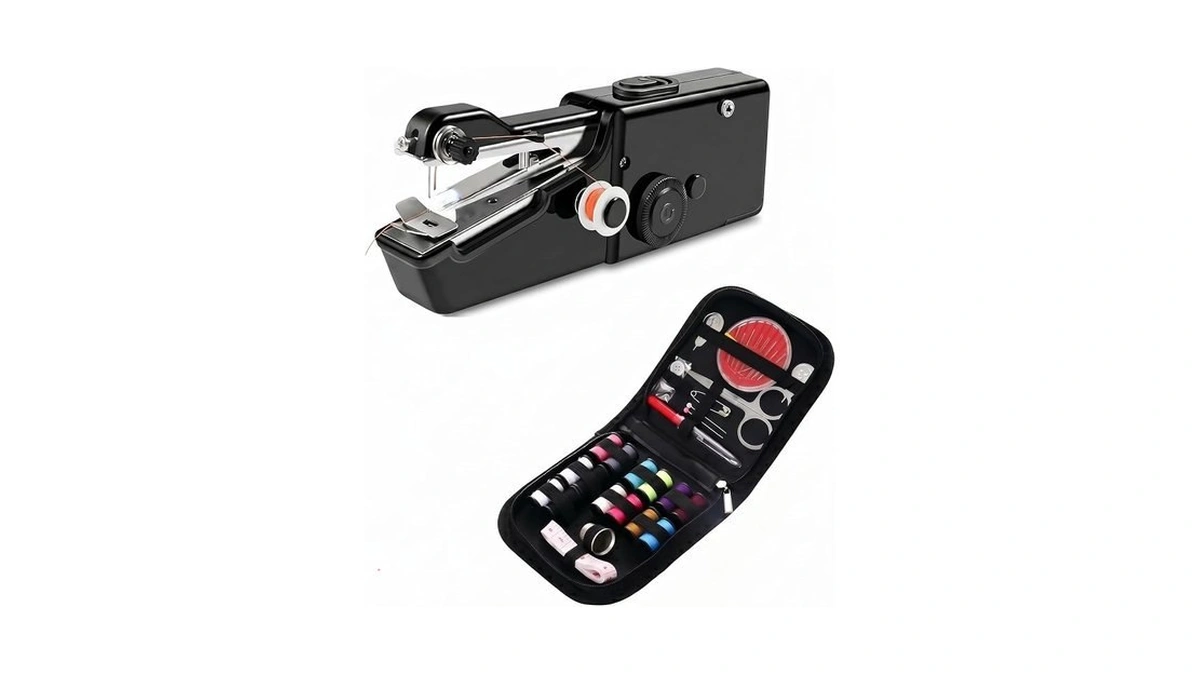 Lackone Handheld Sewing Machine, Portable Electric Mini Sewing Machine For