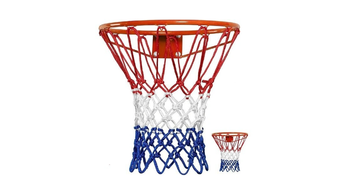 Basketball Net Heavy Duty Outdoor - 7.16oz/200g Hand-woven Replacement Net,