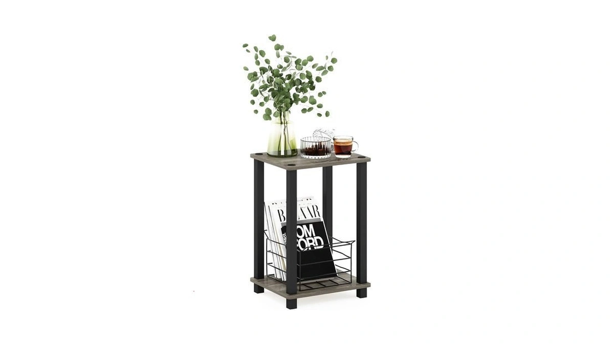 Furinno Simplistic 1-tier End Side Night Stand/bedside Table With Plastic