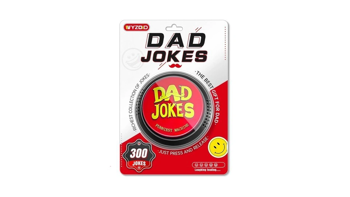 Wyzoid Funny Gift For Dad – Dad Joke Generator Button