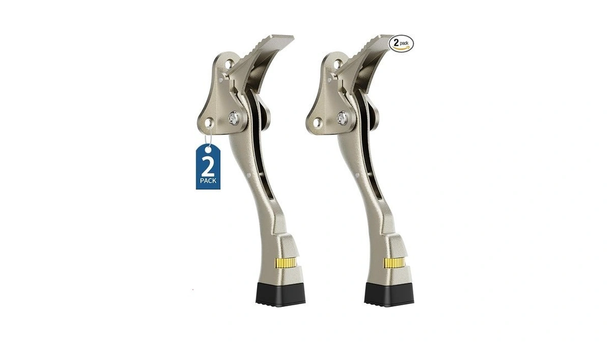 Gotega Door Stopper, 2 Pack Kickdown Door Stop For Bottom