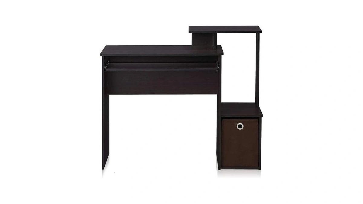 Furinno Econ Multipurpose Home Office Computer Writing Desk, Regular, Dark