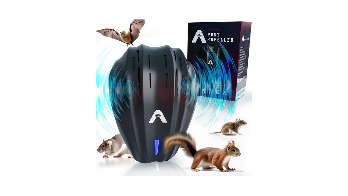 Ultrasonic Pest Repeller For Indoor & Outdoor, Electronic Plug-in Rodent