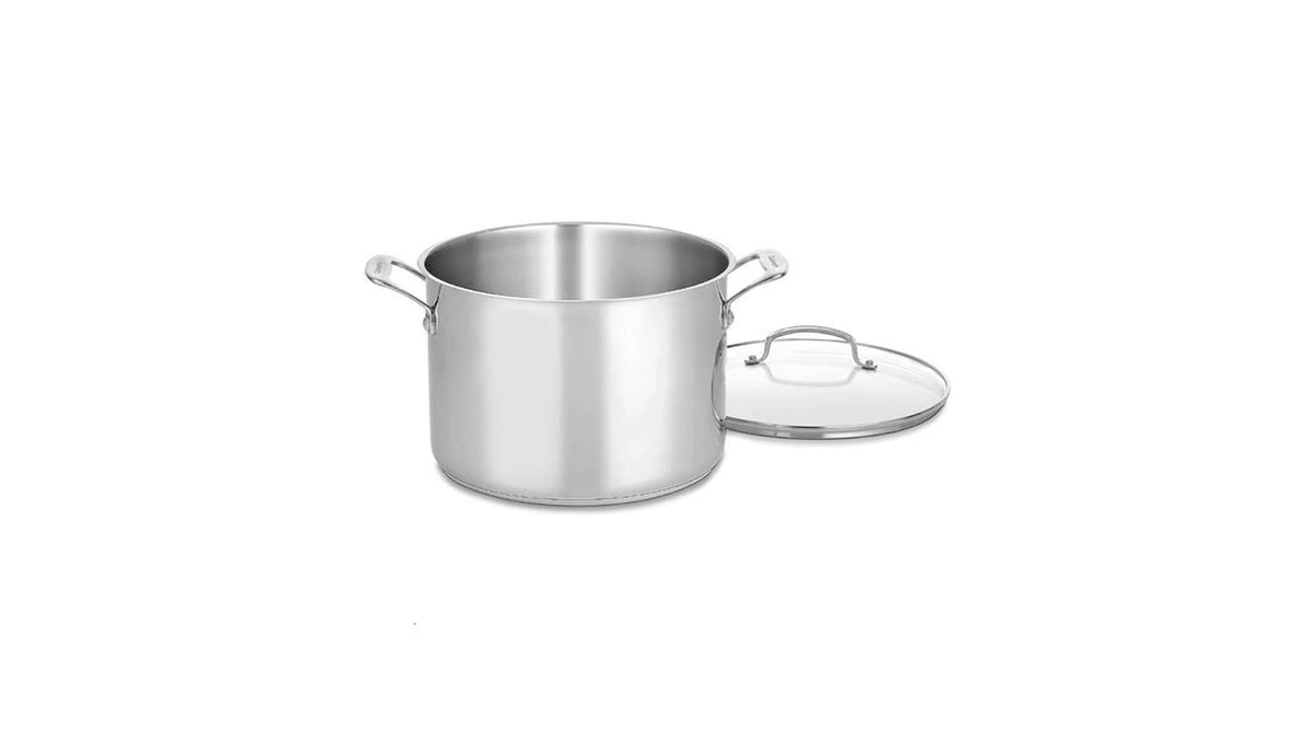 Cuisinart 76610-26g Chef's Classic 10-quart Stockpot With Glass Cover,brushed Stainless